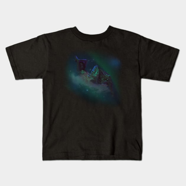 Imagine yourself sleeping on the cloud of galaxy Kids T-Shirt by SOMIREE